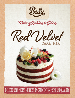 Red Velvet Cake Mix - 500g - Makes 8 inch Round Celebration Cake
