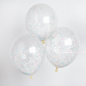 Club Green Baby Wishes Confetti Balloons