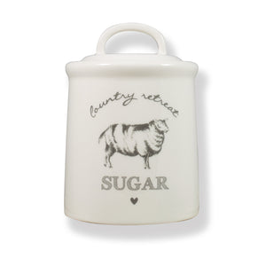 Country Retreat Sugar Canister