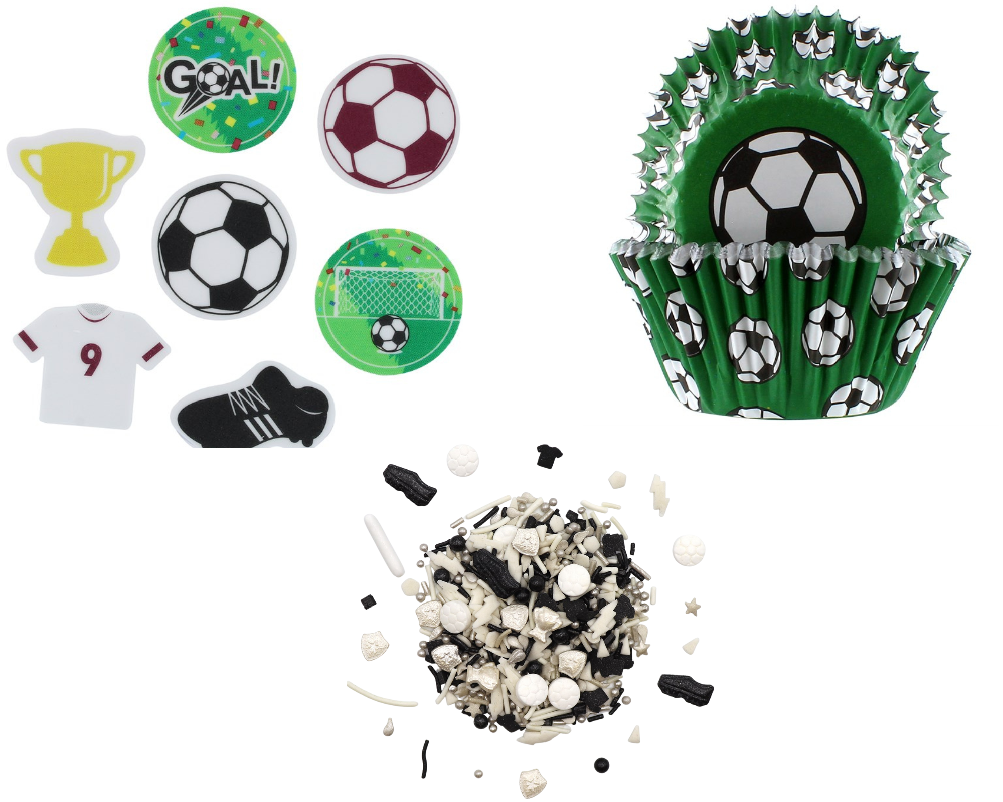 Stef Chef Football Mania Cupcake Kit