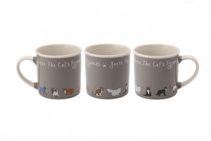 Paws For Thought 'Cat's Pyjamas' Cat Stoneware Mug