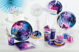 Galaxy Party Dinner Plates Sturdy Style