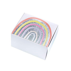 Rainbow Cake Favour Boxes by Hootyballoo