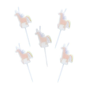Unicorn Candles by Hootyballoo