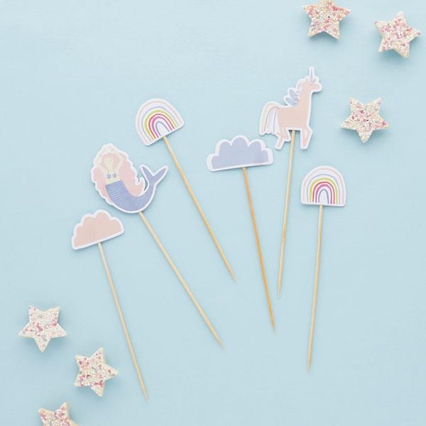 Enchanted Cake Topper Set by Hootyballoo