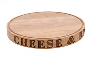 Cheese & Biscuits' Carved Board