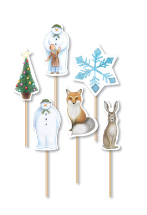 The Snowman Festive Woodland Cake Toppers