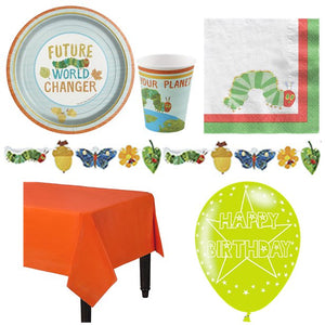 Hungry Caterpillar Party Table Set - 8 Persons - Deluxe
