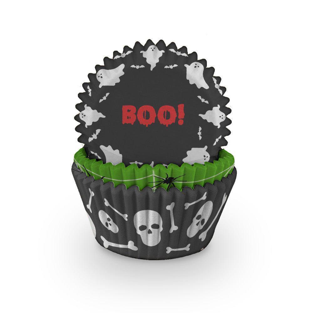Halloween Slogan Cupcake Cases 75 pack