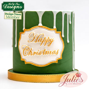 Happy Christmas Sugarcraft Mould - Katy Sue