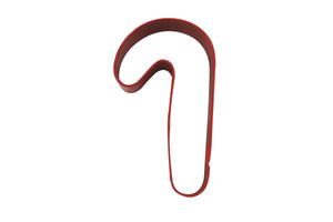 Candy Cane Poly-Resin Coated Cookie Cutter Red