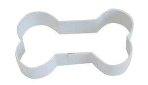 Dog's Bone Poly-Resin Coated Cookie Cutter White