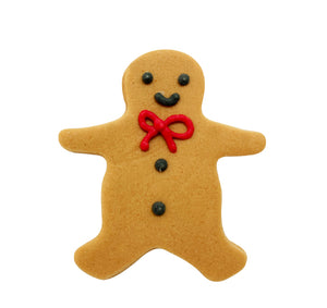 Mini Gingerbread Boy Poly-Resin Coated Cookie Cutter Brown