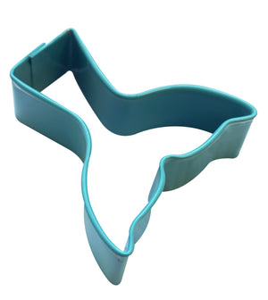 Mini Mermaid Tail Poly-Resin Coated Cookie Cutter Blue