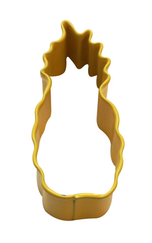 Mini Pineapple Poly-Resin Coated Cookie Cutter Yellow