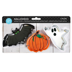 Halloween Cookie Cutter Set Poly Resin  - 3 Cutters