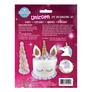 Unicorn Tin-Plated Cake Decorating Cutter Kit