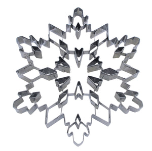 Snowflake with Punch-out Stainless Steel Deluxe Cookie Cutter