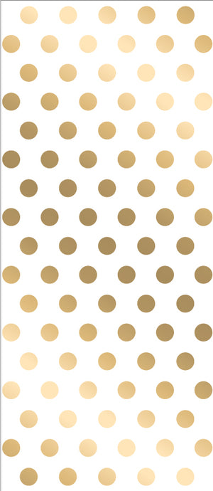 Gold Polka Dot Cello Bags with Twist Ties