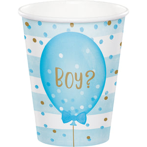 Gender Reveal Balloons Paper Cups