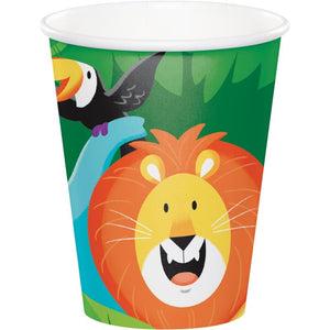 Jungle Safari  Party Cups -  8 Pack