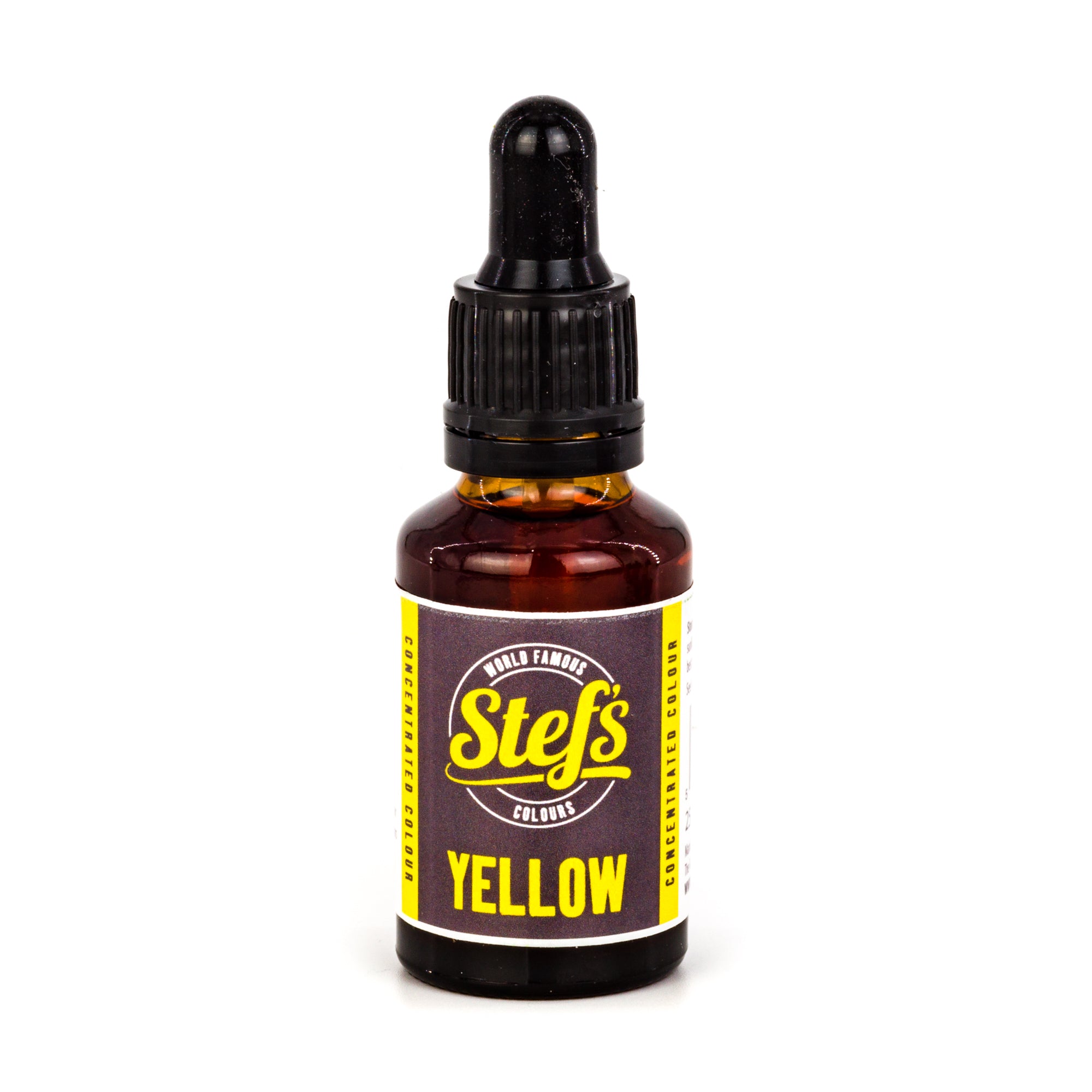 Stef's World Famous Colours - YELLOW Professional Grade Liquid Food Colouring