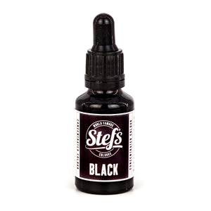 Stef's World Famous Colours - BLACK Professional Grade Liquid Food Colouring