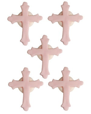 Cross Sugarcraft Toppers Pink