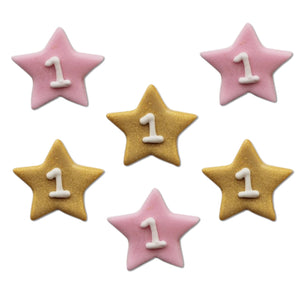 One Little Star Girl Sugarcraft Toppers