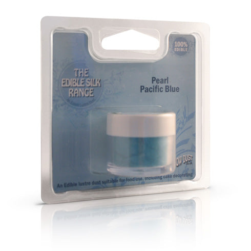 Edible Silk - Pearl Pacific Blue