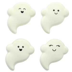 Stef Chef Friendly Ghost Halloween Cake Toppers - 20 Pack