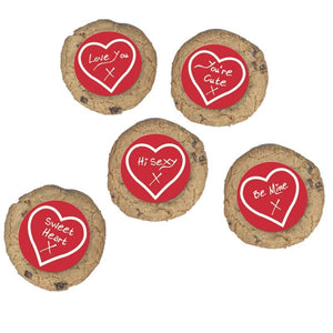 Assorted Valentine Messages Cake Toppers | 10 Pack