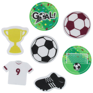 Football Theme Cupcake Toppers - 24 Pack