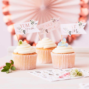 Afternoon Tea Cupcake Toppers