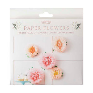 Tissue Paper Flowers Decoration