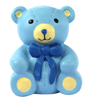 Teddy Bear Resin Cake Toppers Blue