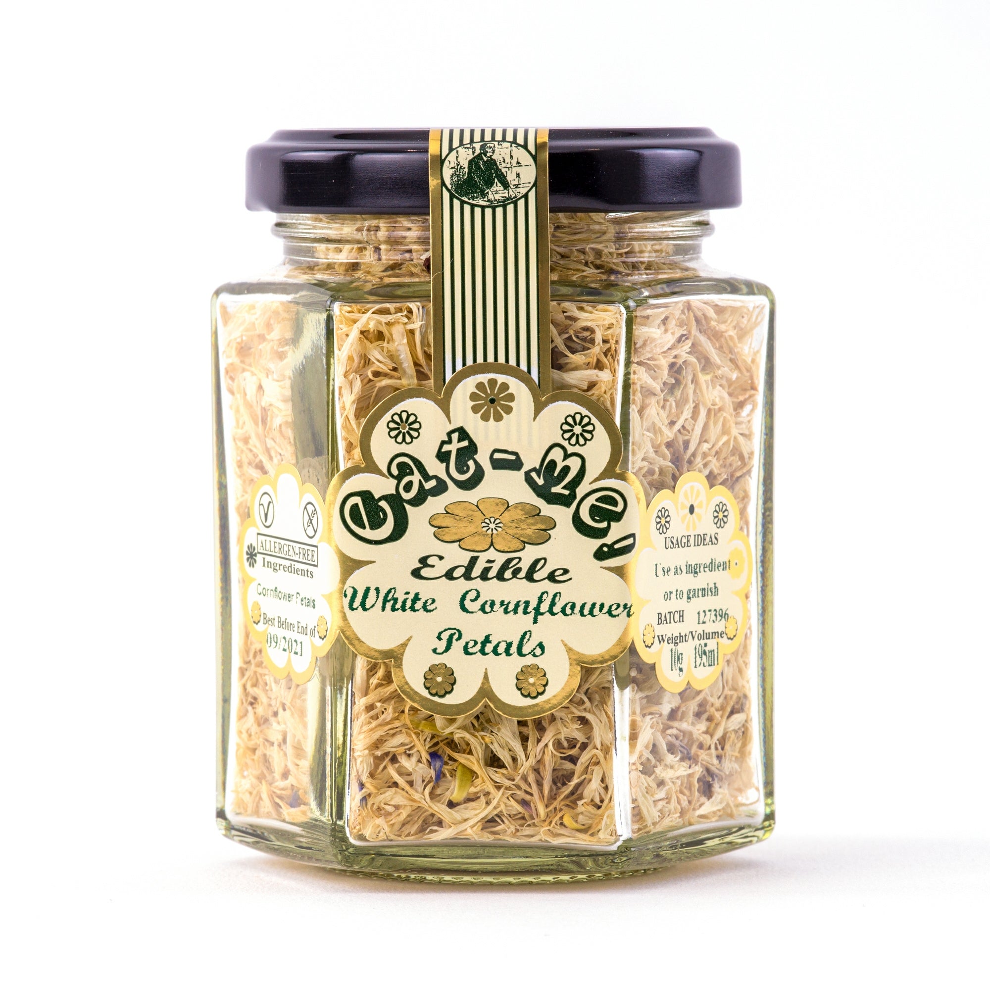 Cornflower Petals, White by Uncle Roy's