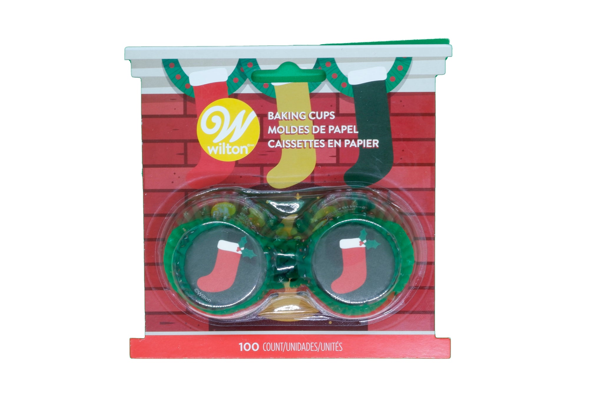 Wilton Christmas Mini Baking Cups Cases - 100 pack