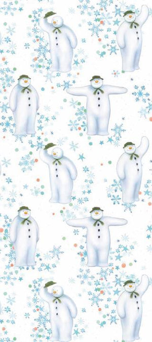 The Snowman Pattern Cello Bags with Twist Tags