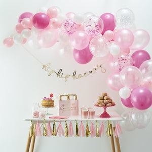 Pink Balloon Arch Kit - Balloon Arches Range by Ginger Ray