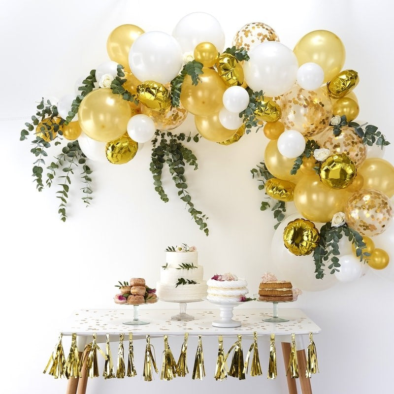 Gold Balloon Arch Kit - Balloon Arches Range by Ginger Ray