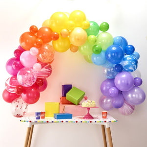 Rainbow Balloon Arch Kit - Balloon Arches Range by Ginger Ray