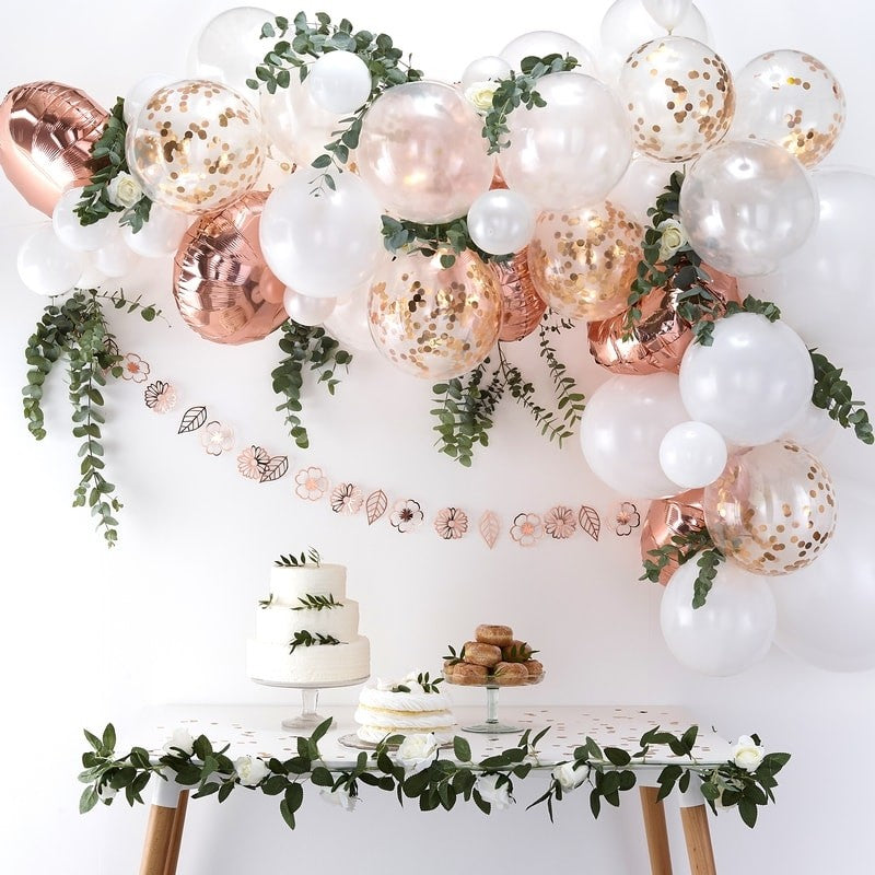 Rose Gold Balloon Arch Kit - Balloon Arches Range by Ginger Ray