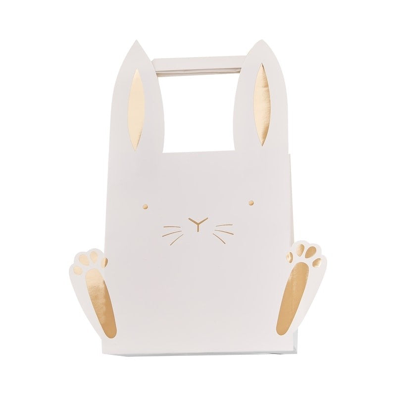 Easter Bunny Shaped Treat Bags - Carrot Crunch Range by Ginger Ray
