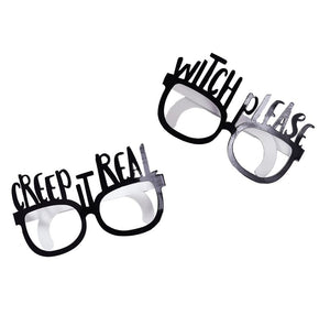 Black Foiled Fun Glasses - Creep It Real
