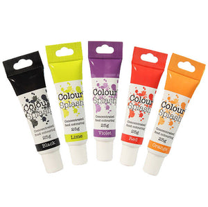 Halloween Food Colour Gel Set - 5 Pack  - Colour Splash