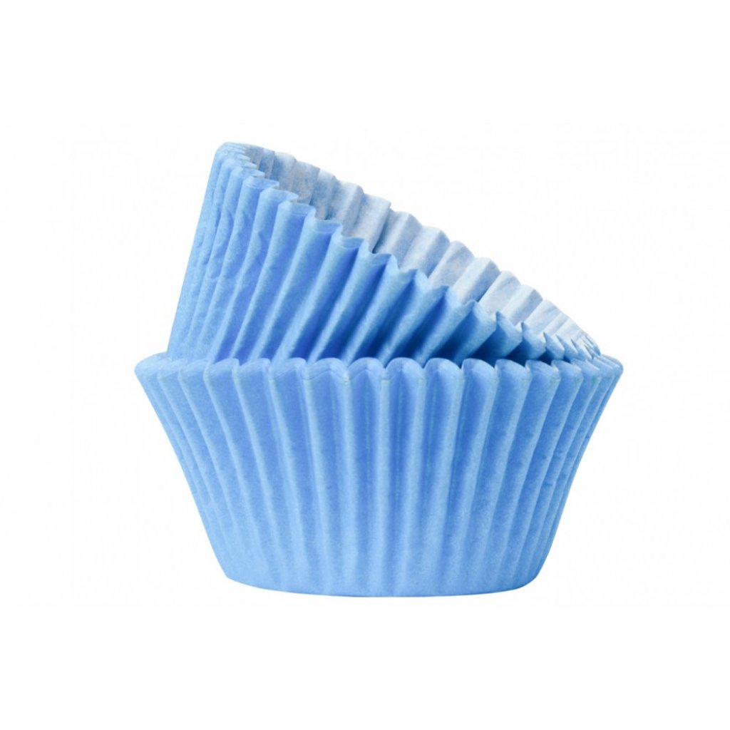 Sky Blue Baking Cases - Pack of 50