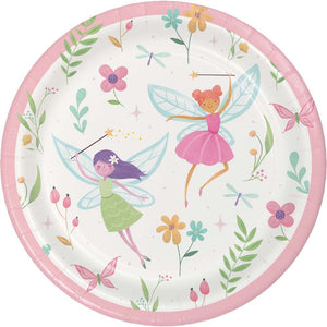 Fairy Forest Paper Dessert Plates Sturdy Style (x8)
