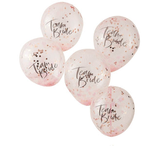Team Bride Confetti Balloons - Floral Hen Range by Ginger Ray