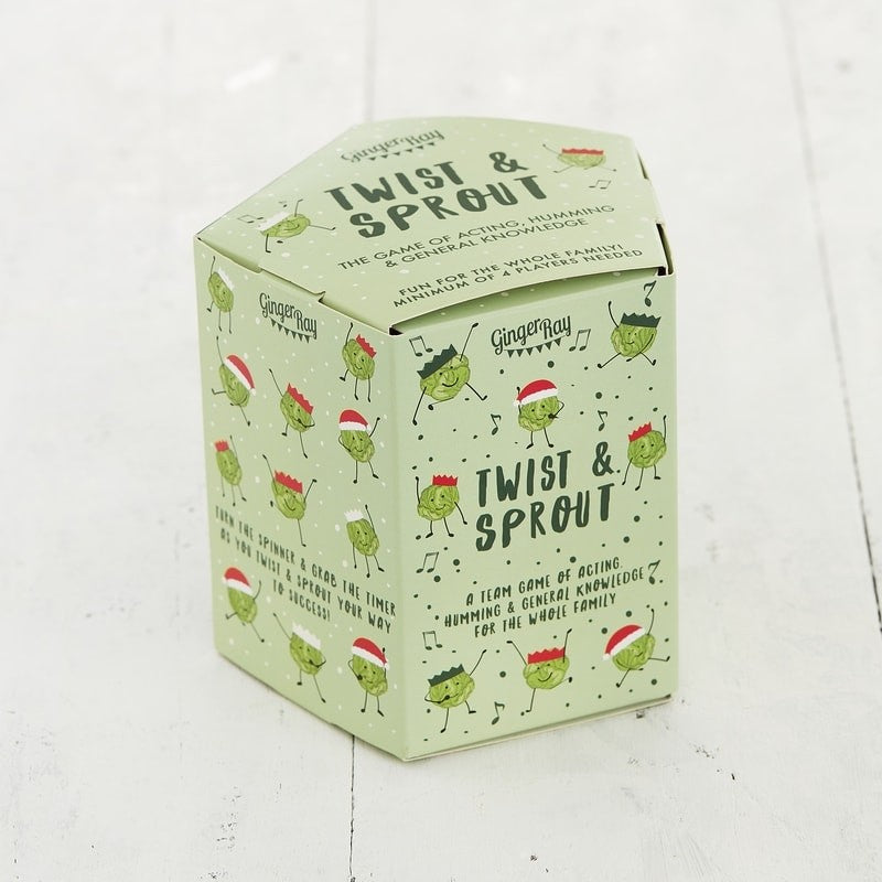 Twist and Sprout Christmas Family Party Game - Ginger Games - Ginger Ray